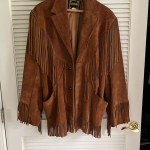 Pioneer Wear Fringe suede coat